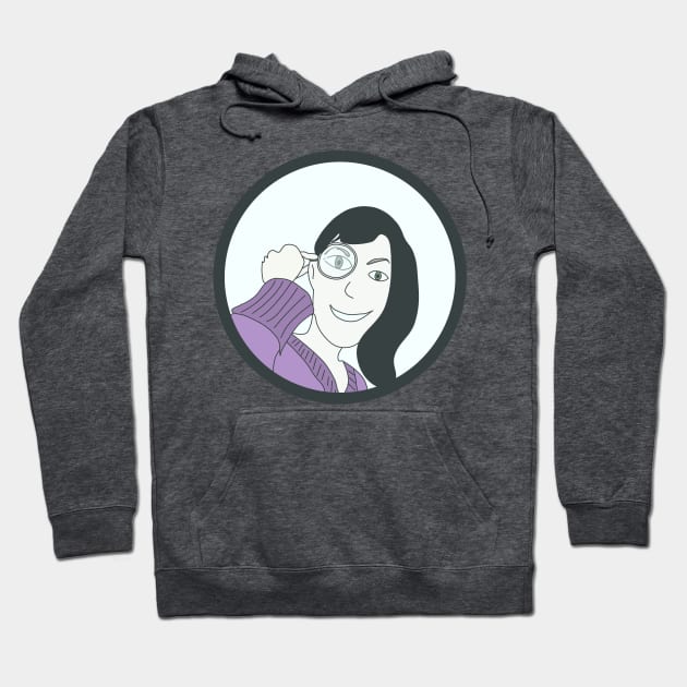 Looking me looking you looking me Hoodie by GribouilleTherapie